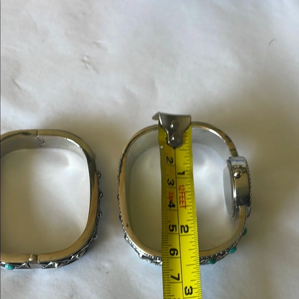 Stylish‎ Silver Watch and Bangle Set